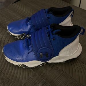 Under Armour Blue and White Athletic Shoes